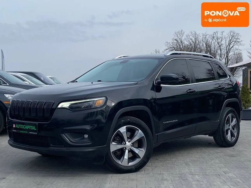 Jeep Cherokee, 2018 р., Бензин, 124 тис. км, Позашляховик / Кросовер, Чорний, Київ AT-10419056 фото