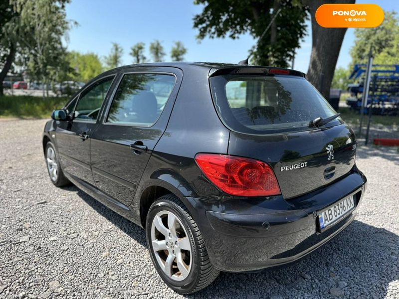 Peugeot 307, 2005, Бензин, 1.6 л., 197 тис. км, Хетчбек, Чорний, Вінниця 52376 фото