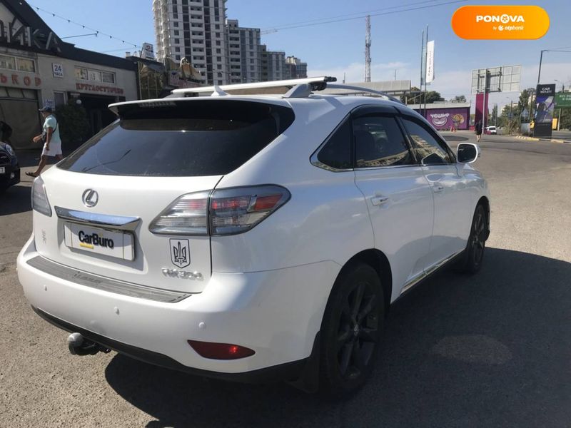 Lexus RX, 2011, Газ пропан-бутан / Бензин, 3.46 л., 167 тыс. км, Внедорожник / Кроссовер, Белый, Одесса 110252 фото