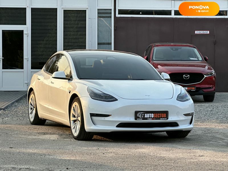 Tesla Model 3, 2022, Електро, 74 тис. км, Седан, Білий, Харків 108815 фото