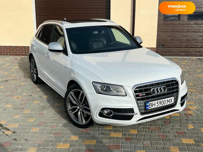 Audi SQ5, 2015, Дизель, 2.97 л., 85 тыс. км, Внедорожник / Кроссовер, Белый, Одесса Cars-Pr-65881 фото