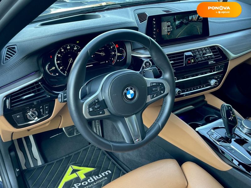 BMW 5 Series, 2016, Бензин, 3 л., 123 тыс. км, Седан, Синий, Киев 110934 фото