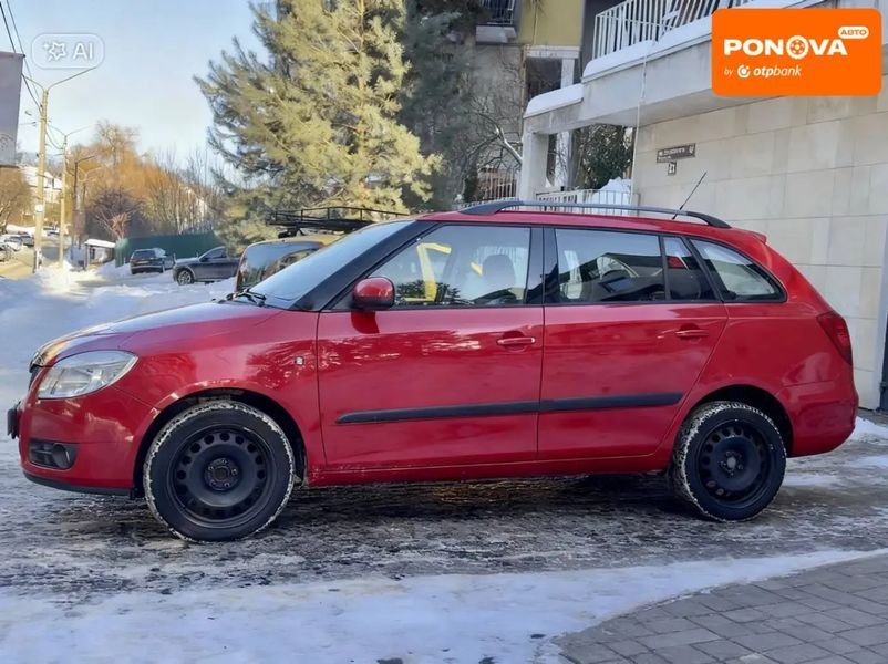 Skoda Fabia, 2008 г., Бензин, 173 тыс. км, Универсал, Красный, Львов AT-10408549 фото