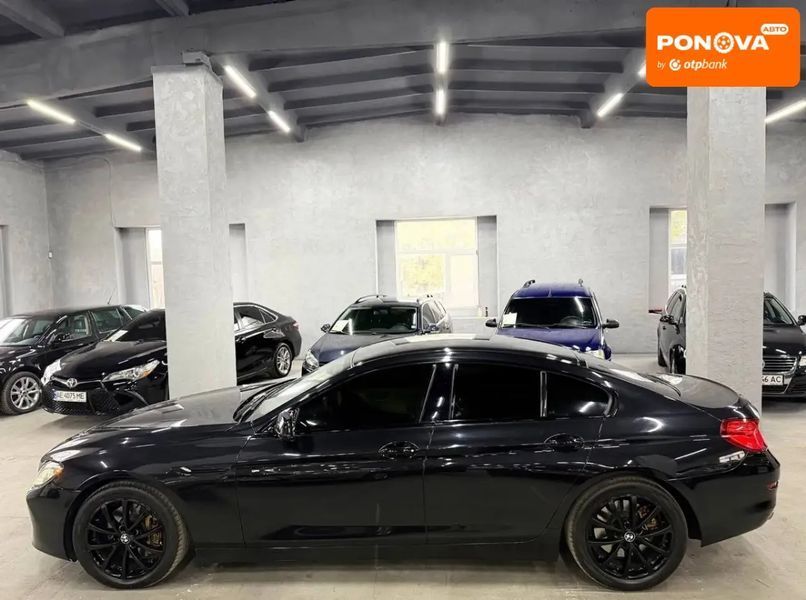 BMW 6 Series Gran Coupe, 2013 р., Бензин, 236 тис. км, Купе, Чорний, Кам'янське (Дніпродзержинськ) AT-10412895 фото
