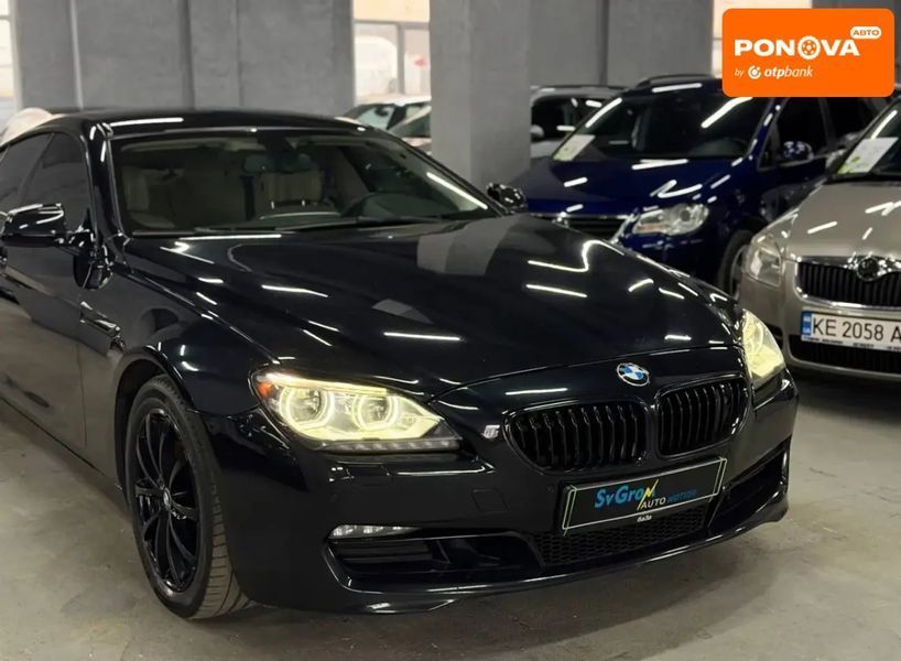 BMW 6 Series Gran Coupe, 2013 р., Бензин, 236 тис. км, Купе, Чорний, Кам'янське (Дніпродзержинськ) AT-10412895 фото