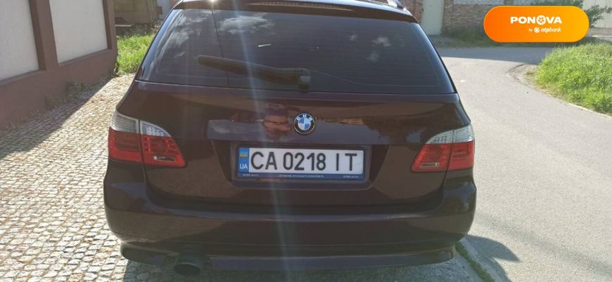 BMW 5 Series, 2008, Дизель, 2 л., 350 тыс. км, Универсал, Красный, Киев Cars-Pr-68616 фото