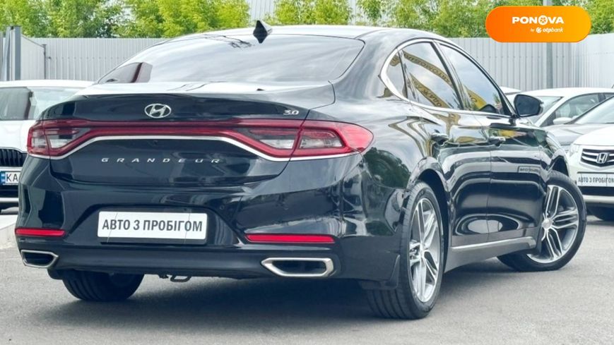 Hyundai Grandeur, 2018, Бензин, 3 л., 99 тис. км, Седан, Чорний, Київ 97813 фото