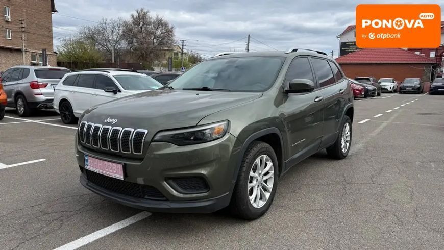 Jeep Cherokee, 2020 р., Бензин, 130 тис. км, Позашляховик / Кросовер, Зелений, Софіївська Борщагівка AT-10418923 фото