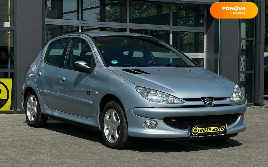 Peugeot 206, 2006, Газ пропан-бутан / Бензин, 1.36 л., 174 тис. км, Хетчбек, Синій, Івано-Франківськ 110604 фото