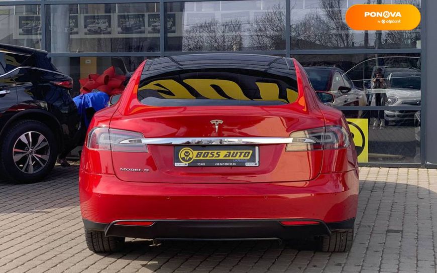 Tesla Model S, 2015, Електро, 135 тыс. км, Лифтбек, Красный, Ивано Франковск 29362 фото