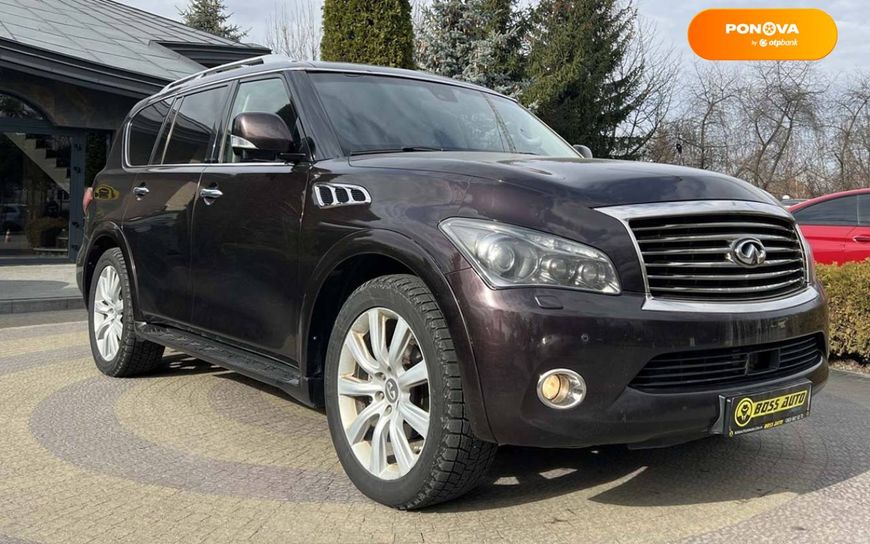 Infiniti QX56, 2010, Газ пропан-бутан / Бензин, 5.55 л., 208 тис. км, Позашляховик / Кросовер, Червоний, Львів 23065 фото