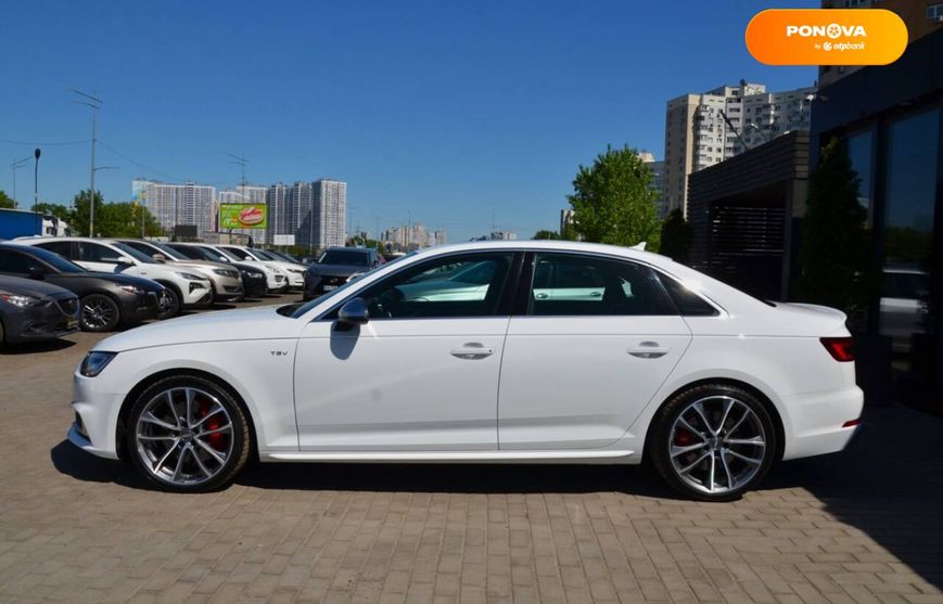 Audi S4, 2017, Бензин, 3 л., 116 тыс. км, Седан, Белый, Киев 43578 фото