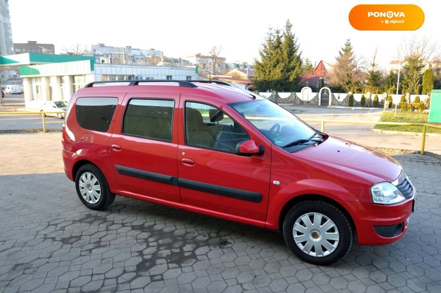 Dacia Logan, 2009, Бензин, 1.6 л., 176 тыс. км, Седан, Красный, Львов 26585 фото