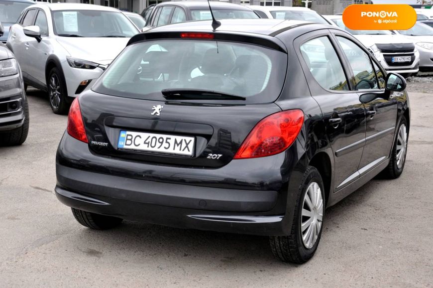 Peugeot 207, 2009, Бензин, 1.36 л., 155 тис. км, Хетчбек, Чорний, Львів 38496 фото