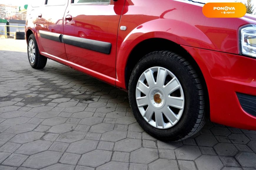 Dacia Logan, 2009, Бензин, 1.6 л., 176 тыс. км, Седан, Красный, Львов 26585 фото
