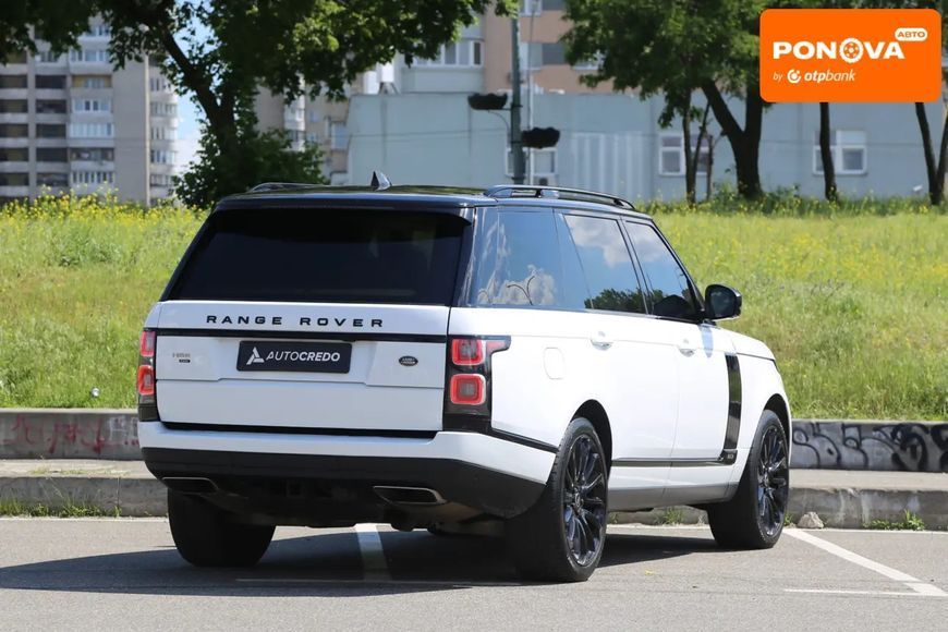 Land Rover Range Rover, 2019 р., Бензин, 82 тис. км, Позашляховик / Кросовер, Білий, Київ AT-10419491 фото