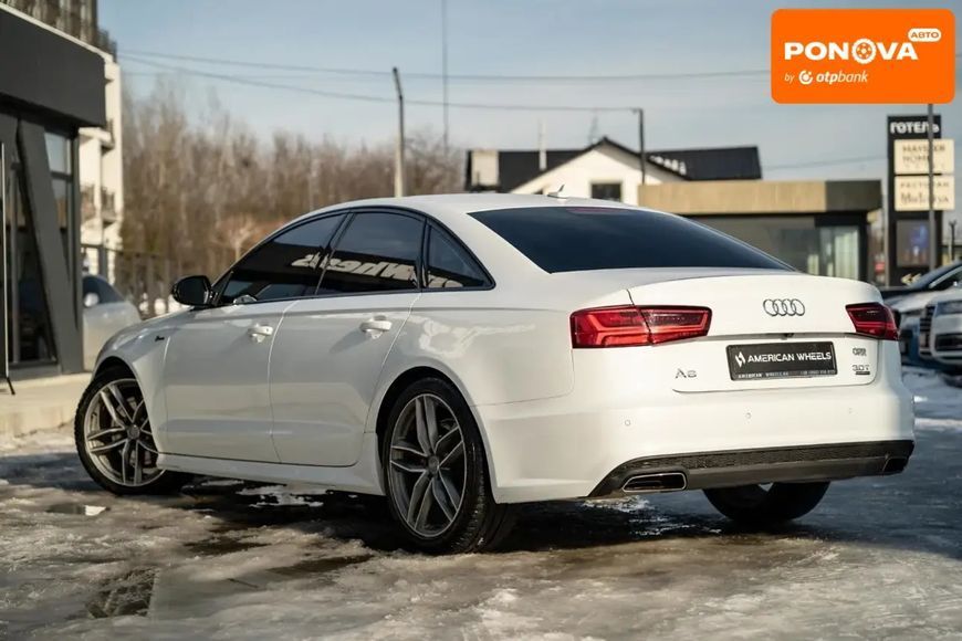 Audi A6, 2016 р., Бензин, 173 тис. км, Седан, Білий, Чернівці AT-10409944 фото
