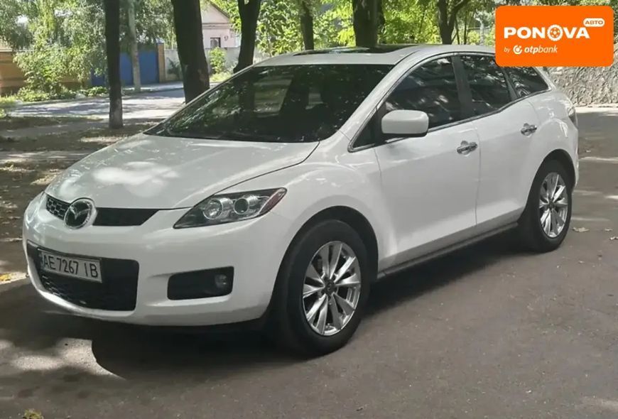 Mazda CX-7, 2007 г., Газ пропан-бутан / Бензин, 185 тыс. км, Внедорожник / Кроссовер, Белый, Днепр (Днепропетровск) AT-10399730 фото