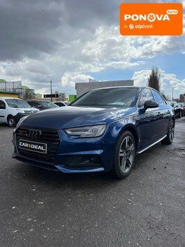 Audi A4, 2017 р., Бензин, 209 тис. км, Седан, Синій, Хмельницький AT-10413522 фото