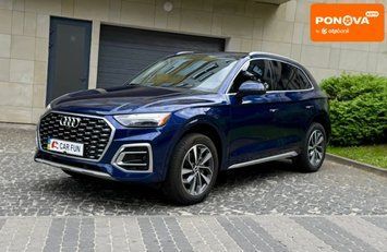 Audi Q5, 2021 г., Бензин, 72 тыс. км, Внедорожник / Кроссовер, Синий, Львов AT-10418644 фото