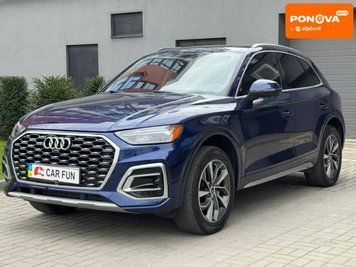 Audi Q5, 2021 р., Бензин, 72 тис. км, Позашляховик / Кросовер, Синій, Львів AT-10418644 фото