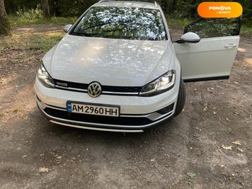 Volkswagen Golf Alltrack, 2018, Дизель, 1.97 л., 210 тис. км, Універсал, Білий, Житомир Cars-Pr-142302 фото