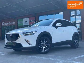 Mazda CX-3, 2017 р., Бензин, 85 тис. км, Позашляховик / Кросовер, Білий, Київ AT-10419107 фото