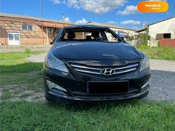 Hyundai Solaris, 2015, Бензин, 1.4 л., 103 тис. км, Седан, Чорний, Жмеринка Cars-Pr-138269 фото