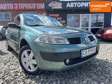 Renault Megane, 2005 р., Газ пропан-бутан / Бензин, 272 тис. км, Седан, Зелений, Сміла AT-10415734 фото