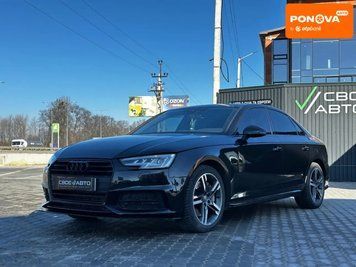 Audi A4, 2016 р., Бензин, 116 тис. км, Седан, Чорний, Львів AT-10412942 фото