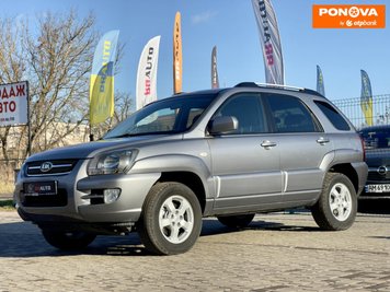 Kia Sportage, 2008, Газ пропан-бутан / Бензин, 2 л., 199 тис. км, Позашляховик / Кросовер, Сірий, Бердичів 280630 фото