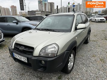 Hyundai Tucson, 2006, Газ пропан-бутан / Бензин, 2.66 л., 242 тис. км, Позашляховик / Кросовер, Бежевий, Київ 279035 фото