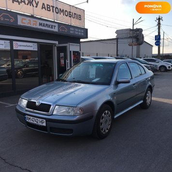 Skoda Octavia Tour, 2002, Бензин, 1.6 л., 210 тис. км, Седан, Сірий, Житомир 29585 фото