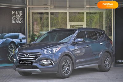 Hyundai Santa FE, 2017, Бензин, 2 л., 95 тыс. км, Внедорожник / Кроссовер, Серый, Харьков 38052 фото