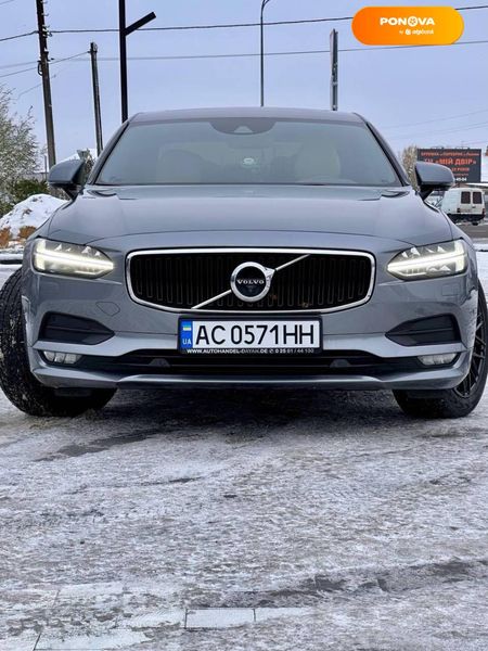 Volvo S90, 2017, Бензин, 1.97 л., 115 тыс. км, Седан, Серый, Луцк Cars-Pr-64270 фото