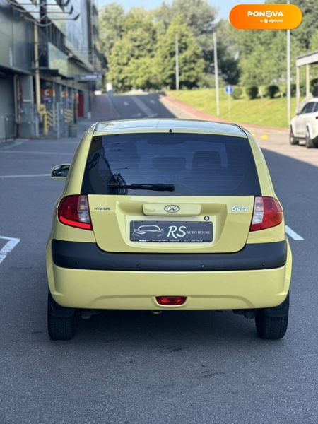 Hyundai Getz, 2010, Бензин, 1.4 л., 95 тис. км, Хетчбек, Жовтий, Київ 110485 фото