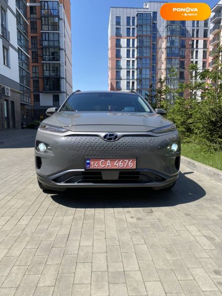 Hyundai Kona Electric, 2019, Електро, 136 тис. км, Позашляховик / Кросовер, Сірий, Луцьк Cars-Pr-68387 фото