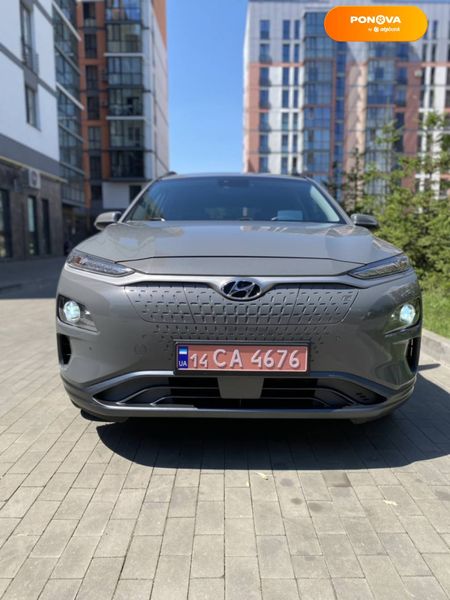 Hyundai Kona Electric, 2019, Електро, 136 тис. км, Позашляховик / Кросовер, Сірий, Луцьк Cars-Pr-68387 фото