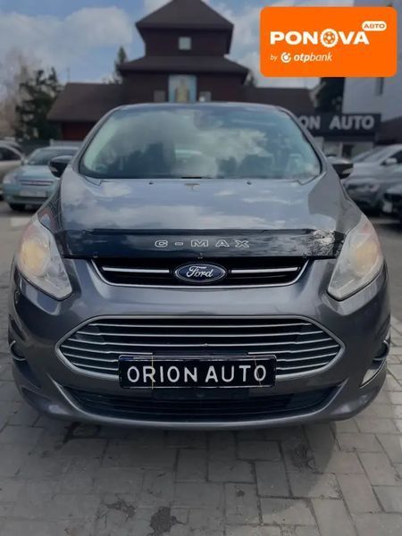 Ford C-Max, 2014 р., Гібрид (MHEV), 195 тис. км, Хетчбек, Сірий, Дніпро (Дніпропетровськ) AT-10414777 фото
