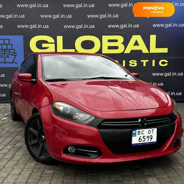 Dodge Dart, 2015, Бензин, 2.36 л., 178 тыс. км, Седан, Красный, Львов 30312 фото