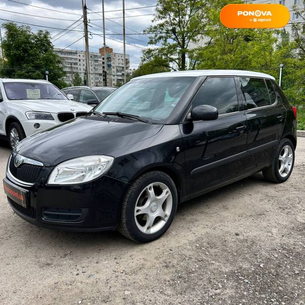 Skoda Fabia, 2009, Бензин, 1.2 л., 142 тис. км, Хетчбек, Чорний, Суми 107182 фото