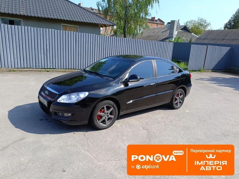 Chery M11, 2012 р., Бензин, 77 тис. км, Седан, Чорний, Бар AT-10431125 фото