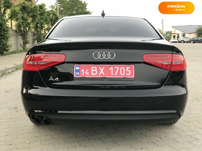 Audi A4, 2015, Бензин, 2 л., 240 тис. км, Седан, Чорний, Львів Cars-Pr-68618 фото