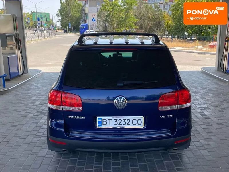 Volkswagen Touareg, 2005 г., Дизель, 284 тыс. км, Внедорожник / Кроссовер, Синий, Николаев AT-10403402 фото