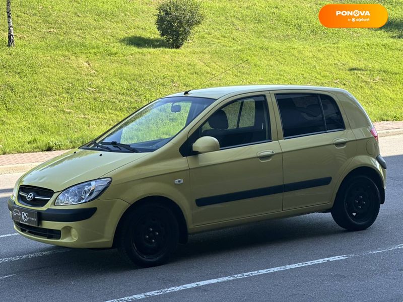 Hyundai Getz, 2010, Бензин, 1.4 л., 95 тис. км, Хетчбек, Жовтий, Київ 110485 фото