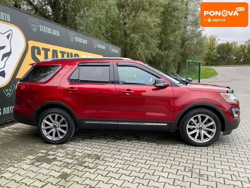 Ford Explorer, 2016 г., Газ пропан-бутан / Бензин, 227 тыс. км, Внедорожник / Кроссовер, Красный, Хмельницкий AT-10407326 фото