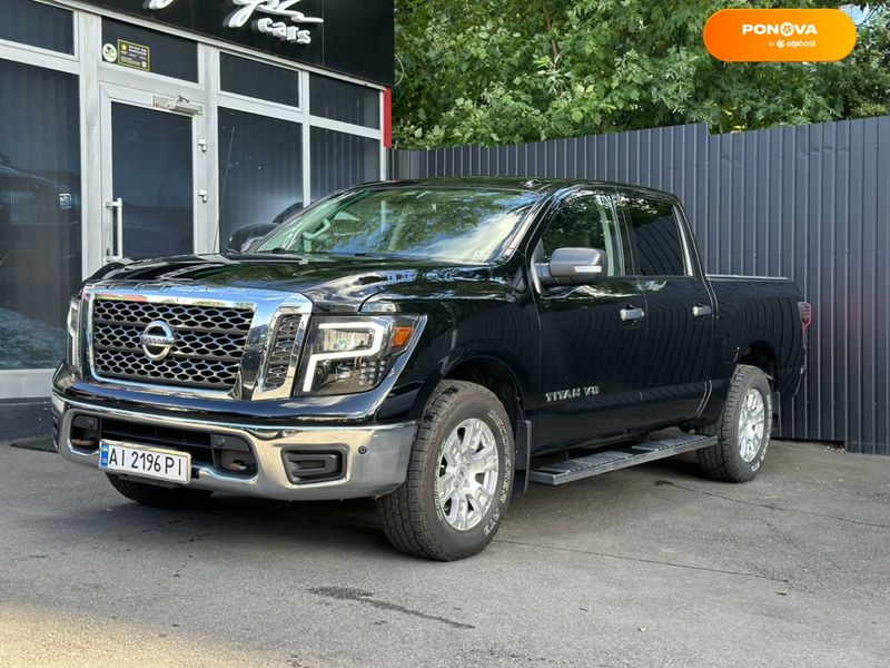 Nissan Titan, 2018, Бензин, 5.55 л., 61 тис. км, Пікап, Чорний, Київ 103323 фото