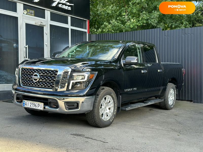 Nissan Titan, 2018, Бензин, 5.55 л., 61 тыс. км, Пікап, Чорный, Киев 103323 фото