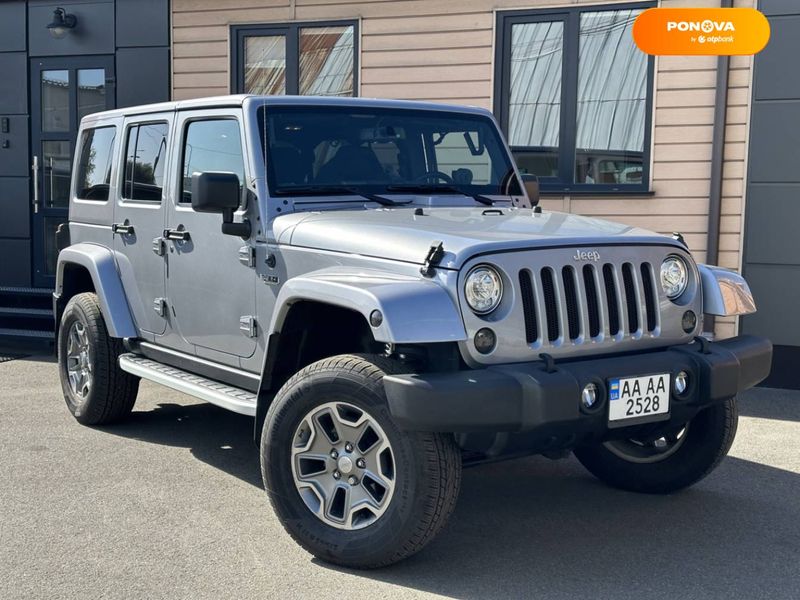 Jeep Wrangler, 2017, Бензин, 3.6 л., 63 тис. км, Позашляховик / Кросовер, Сірий, Київ 108734 фото