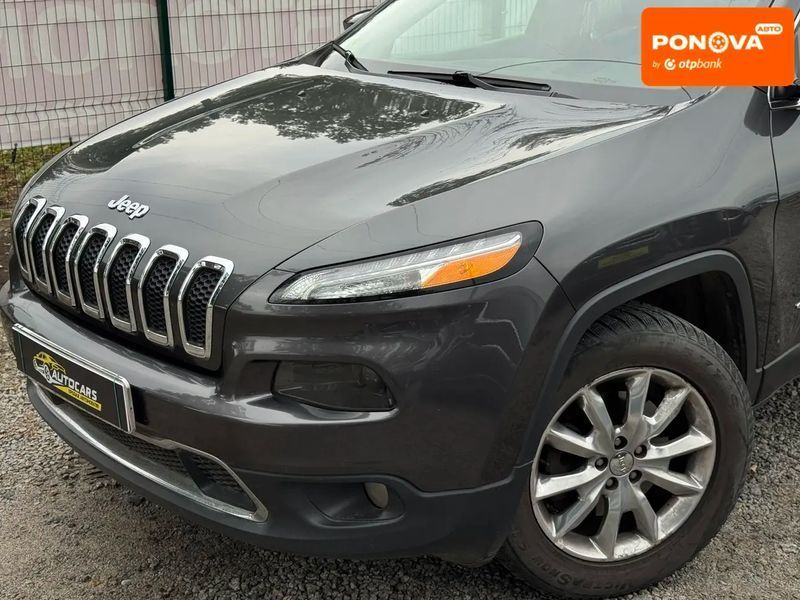 Jeep Cherokee, 2016 р., Бензин, 155 тис. км, Позашляховик / Кросовер, Сірий, Умань AT-10426674 фото
